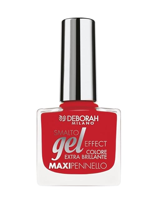 Deborah Milano Gel Effect Nail Polish Red - 8.5 ml