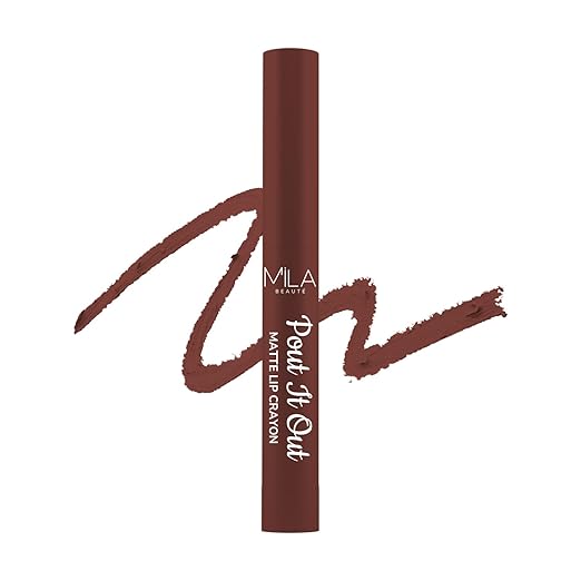 Mila Beaute Pout It Out Matte Lip Crayon Anna - 1.25 gms