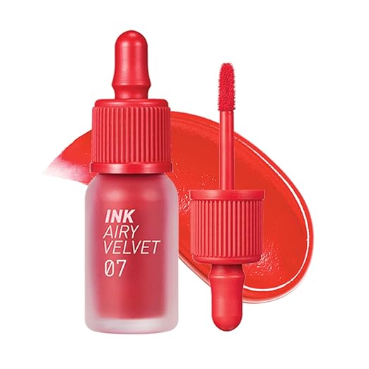 Peripera Ink Airy Velvet Lipstick (07 Heart Grapefruit) - 4 gms