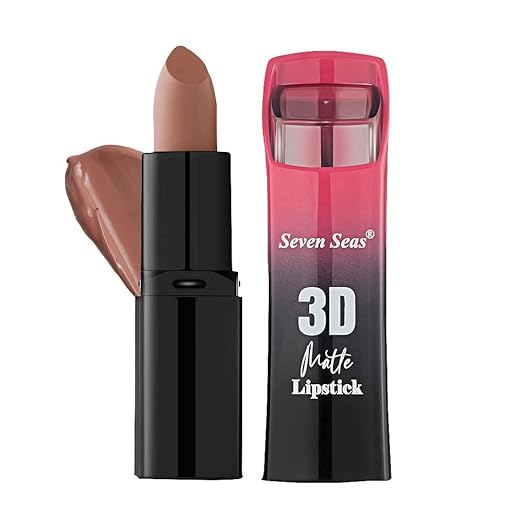 Seven Seas 3D Matte Lipstick Sepa Skin I - 3.8 gms