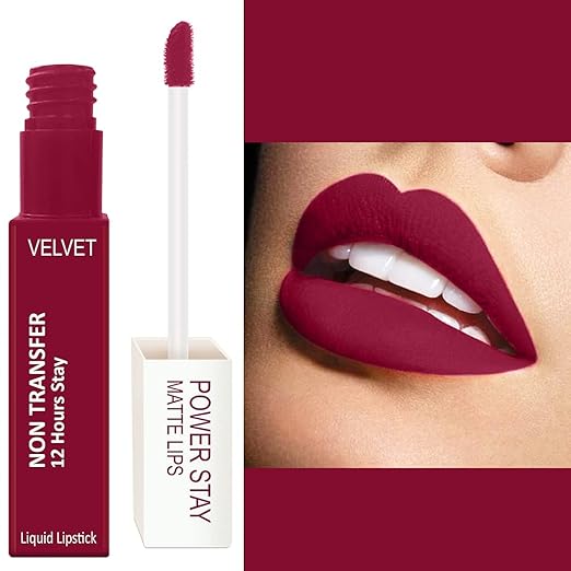 Forfor Power Stay Long Last Matte Lipstick Bridal Maroon - 4 ml