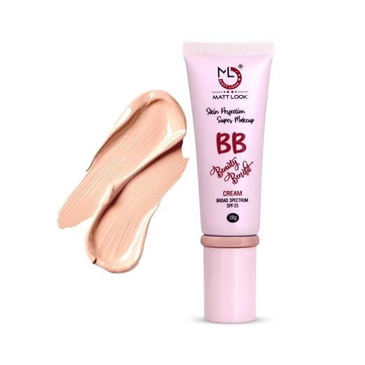 Mattlook Skin Perfection BB Super Makeup Cream SPF 25 Oil Cashew White - 38 gms