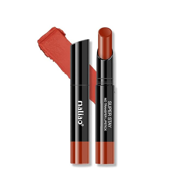 Maliao Super Stay Non Transfer Lipstick 01 Orange Punch - 3.8 gms