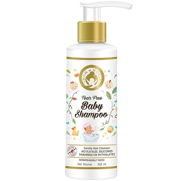 Mom & World Tear Free Baby Shampoo - 200 ml