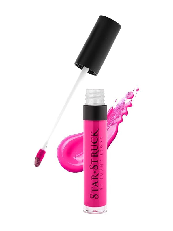Starstruck By Sunny Leone Glossy Liquid Lip Color Foxy Fuchsia - 5.5 ml