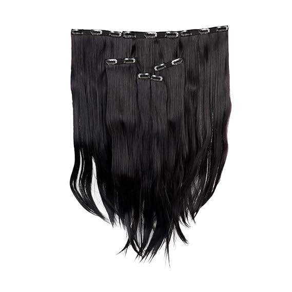 Streak Street 7 Set Clip-in Volumizer Dark Brown Hair Extensions