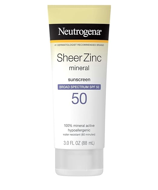 Neutrogena Sheer Zinc Oxide Dry-Touch Mineral Sunscreen Lotion - 88 ml