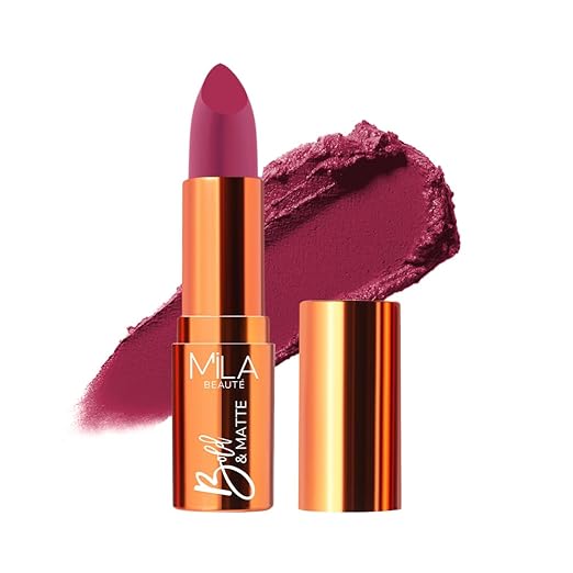 Mila Beaute Bold & Matte Long Lasting Lipstick Twisted Bliss   - 4.2 gms