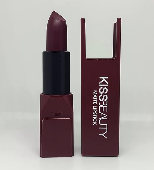 Kiss Beauty Bold Hot and Soft Matte Lipstick Intense Color Maroon - 4 gms