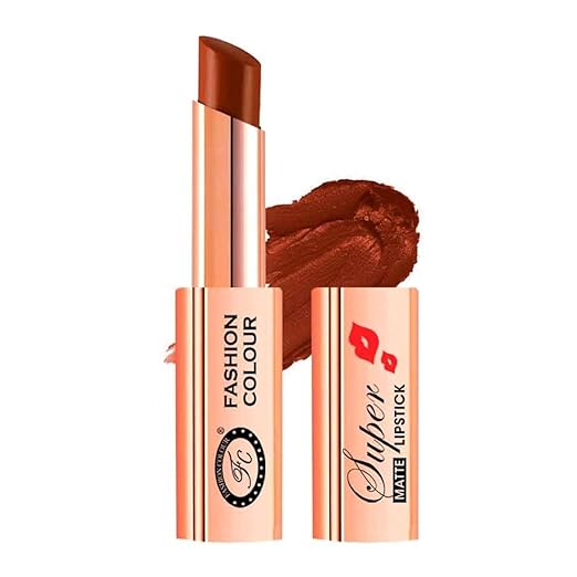 Fashion Colour Super Matte Lipstick Plum Kiss  - 4 gms