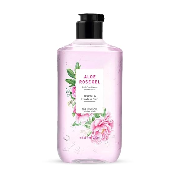 The Love Co. Aloe Vera & Rose Water Gel - 250 ml