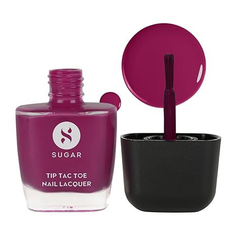 Sugar Cosmetics Tip Tac Toe Nail Lacquer Classic 27 Spicy Sangria - 9 ml