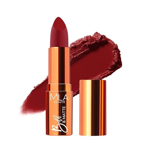 Mila Beaute Bold & Matte Long Lasting Lipstick Wood Spice  - 4.2 gms