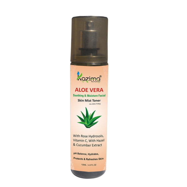 Kazima Aloe Vera Facial Skin Mist Toner - 135 ml