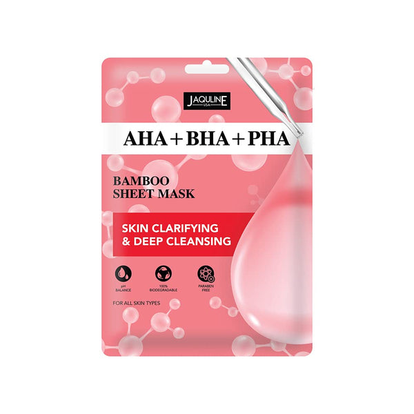 Jaquline USA Sheet Mask AHA+BHA+PHA - 25 gms