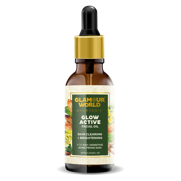 Glamour World Ayurvedic Glow Active Facial Oil - 30 ml