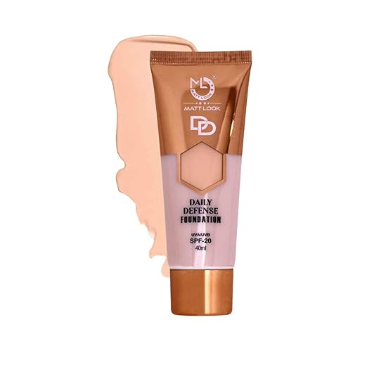 Mattlook DD Daily Defense Foundation Cream SPF-20 Colour Light Nude - 40 gms