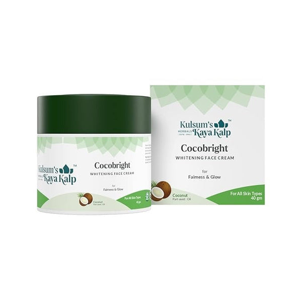 Kulsum's Kaya Kalp Herbals Cocobright Whitening Face Cream - 40 gms