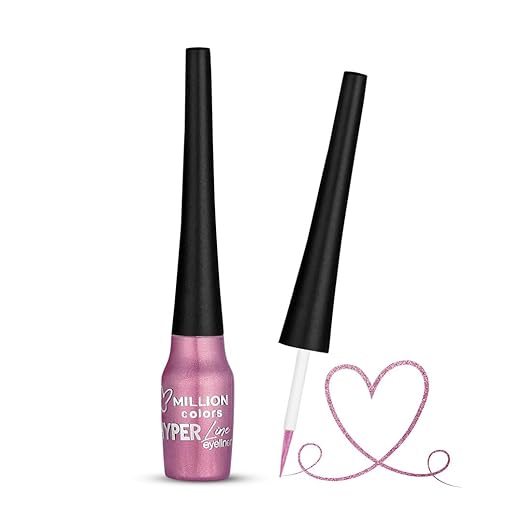 Million Colors Pink Colour Waterproof Liquid Eyeliner Mad Pink 10 - 5 ml