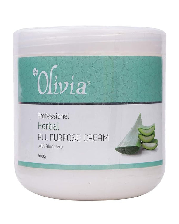 Olivia Professional Herbal All Purpose Cream with Aloe vera - 800 gms