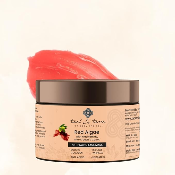 Teal & Terra Red Algae Anti-aging Face Mask - 100 Gms