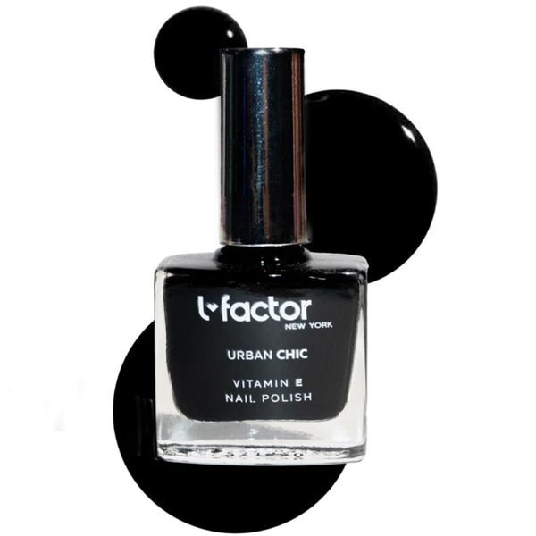 L Factor New York Urban Chic Luxe Nailpaints Z Black - 10 ml