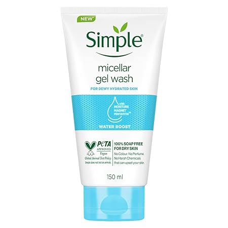 Simple Water Boost Micellar Facial Wash - 150 ml