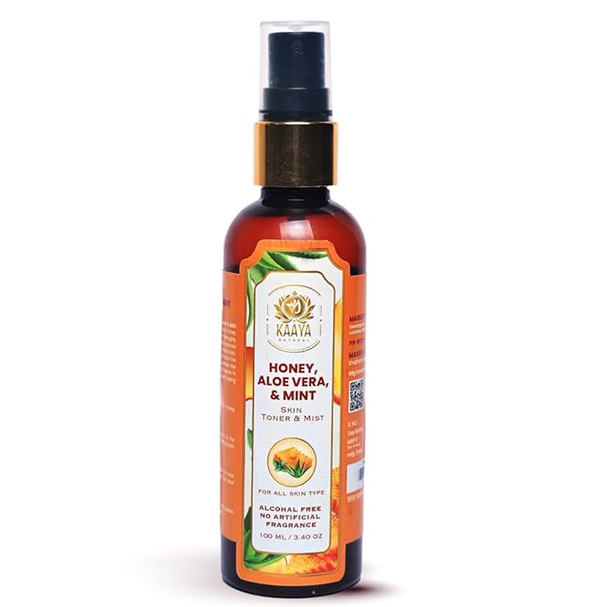 Kaaya Natural Honey, Alovera & Mint Toner & Mist - 100 ml