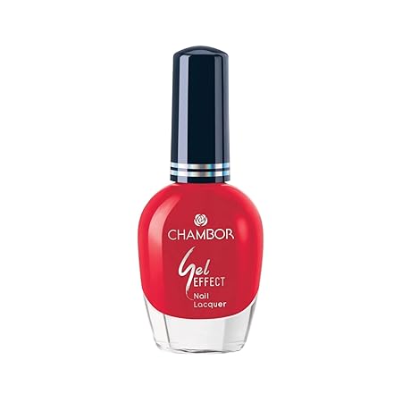 Chambor Gel Effect Nail Lacquer Red No.102 -  10 ml