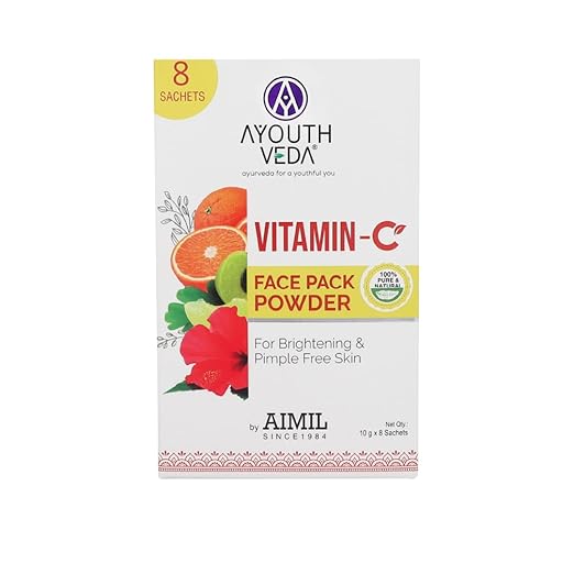 Ayouthveda Vitamin C Face Pack Powder - 80 gms