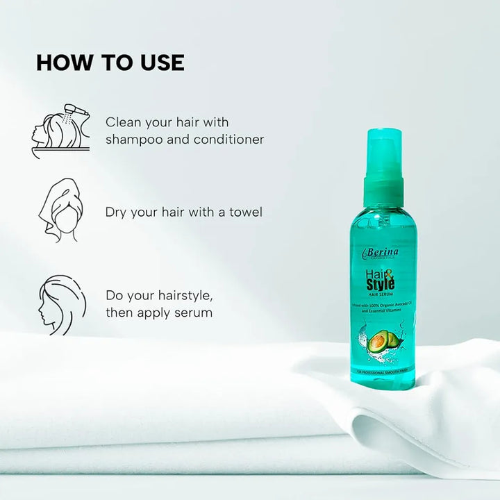 Berina Hair Professional | Berina H&S Hair Serum | Hydrating & Smoothing | 100ml 