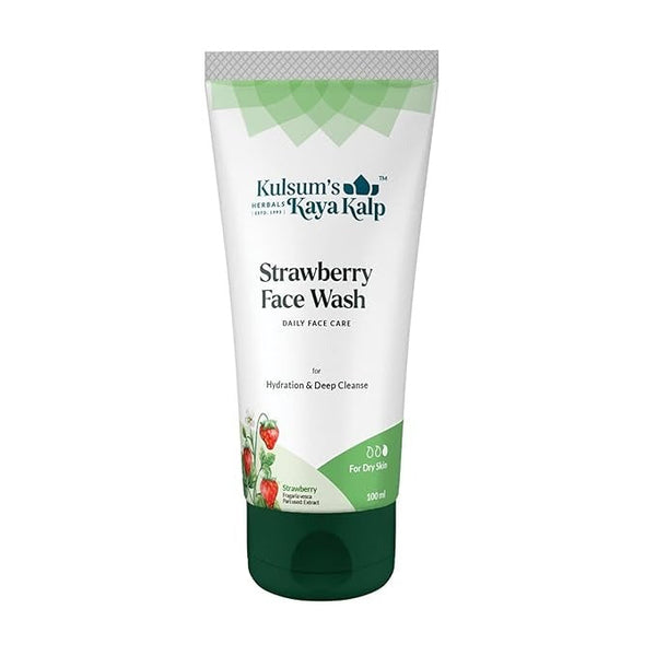 Kulsum's Kaya Kalp Herbals Strawberry Face Wash - 100 ml
