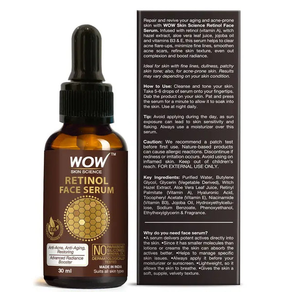 Wow Skin Science Retinol Face Serum - 30 ml