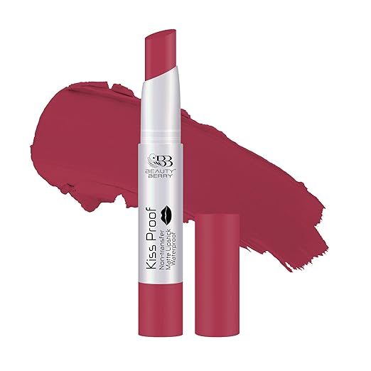 Beauty Berry Kiss Proof Matte Lipstick Rose Sunday - 2.1 gms