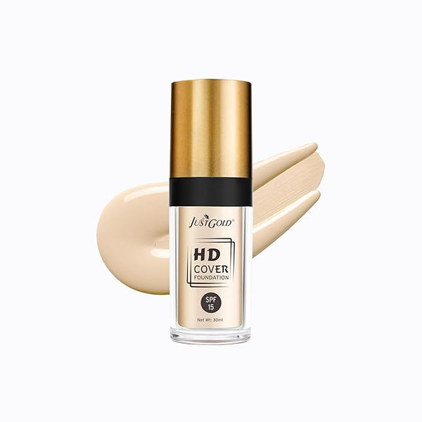 JustGold HD Full Coverage Foundation with SPF 15 1.8 - 30 m