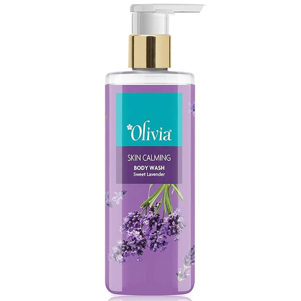 Olivia Body Wash Skin Calming Shower Gel With Sweet Lavender - 250 ml