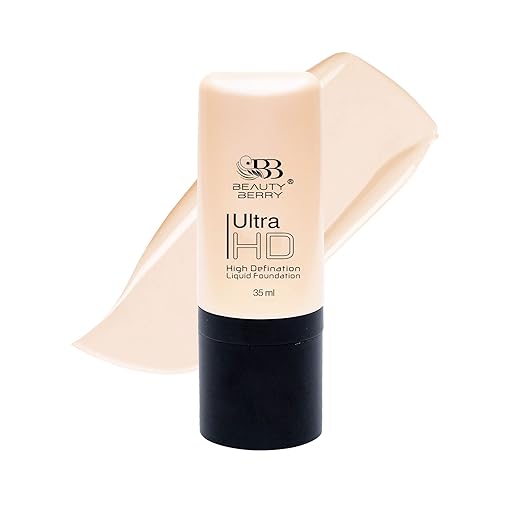 Beauty Berry Ultra Matte Hd High Definition Liquid Full Coverage Foundation Ivory - 35 ml