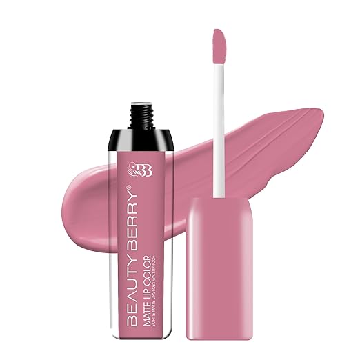 Beauty Berry Soft & Matte Waterproof Lip Color Liquid Lipstick 24 Gossip - 4.5 ml