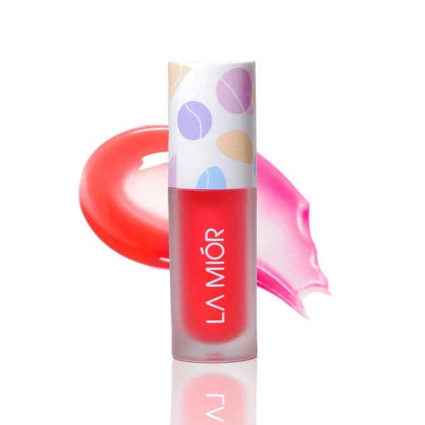 LA MIOR Ph Adaptive Glossy Lip Tint Strawberry Punk (Red to Pinkish Red) - 5 ml