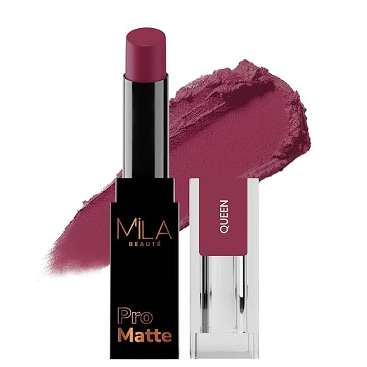 Mila Beaute Pro Matte Lipstick Queen - 4.2 gms