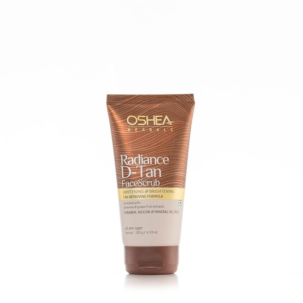 Oshea Herbals Unisex Herbals Radiance D Tan Face Scrub - 120 gms