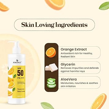Pokonut SPF50 Sunscreen Body Lotion Broad Spectrum Protection - 200 ml