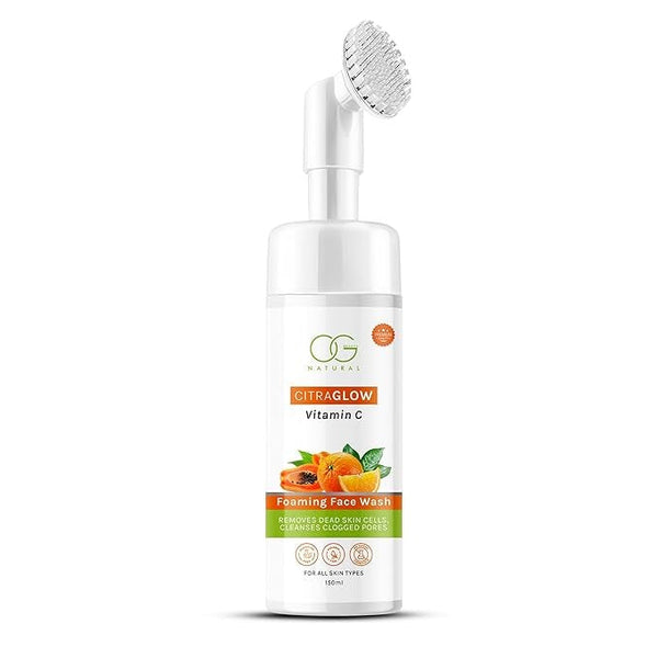 OG Beauty Natural Citraglow Vitamin C Foaming Face Wash - 150 ml
