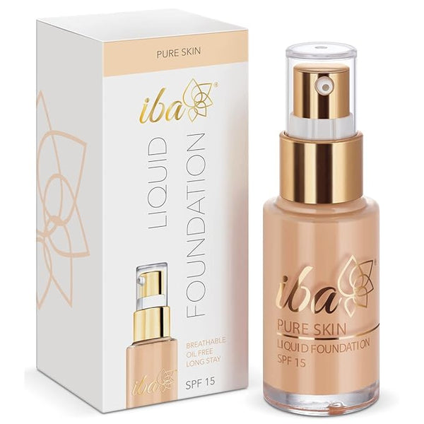 Iba Pure Skin Liquid Foundation - Golden Beige - 30 ml