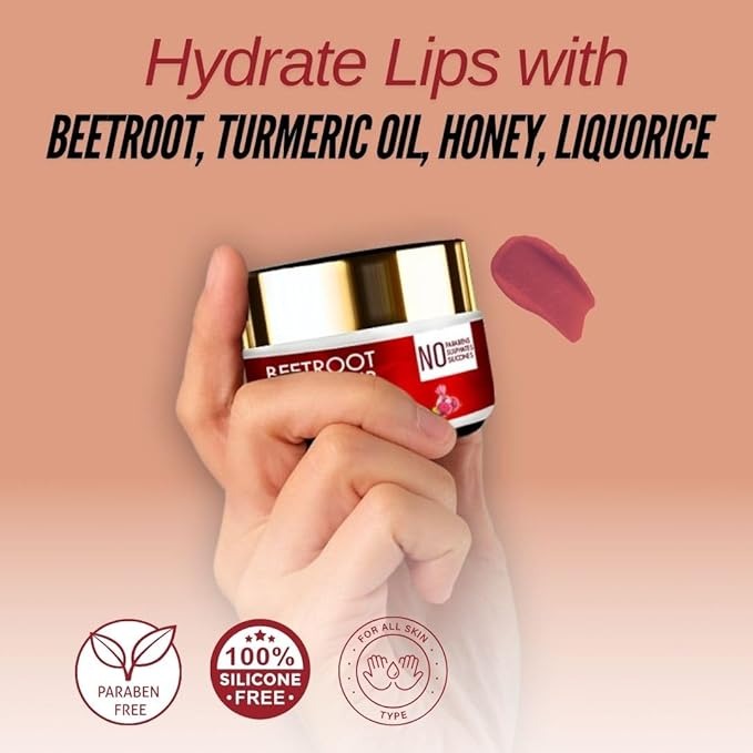 Beetroot Exfoliating Lip Scrub Balm - 30 gms