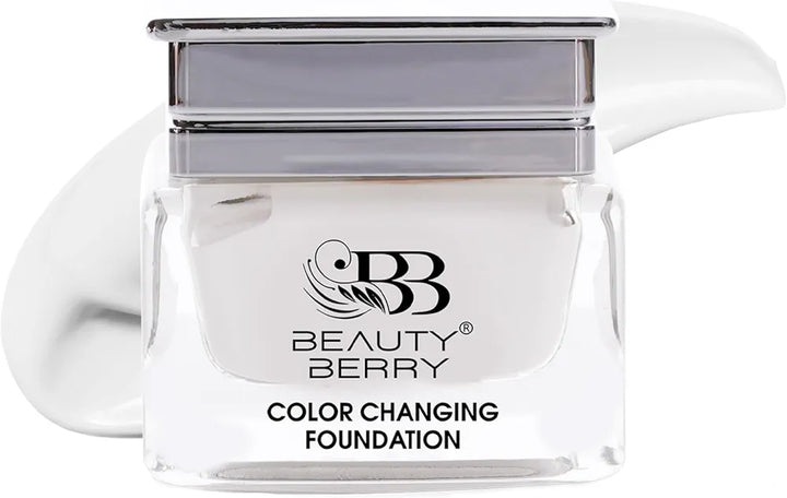 Beauty Berry Color Changing Foundation – 30g | Flawless Color Changing Foundation with Satin Finish, Makeup Base Moisturizing, Long Lasting Waterproof Foundation for Face Makeup