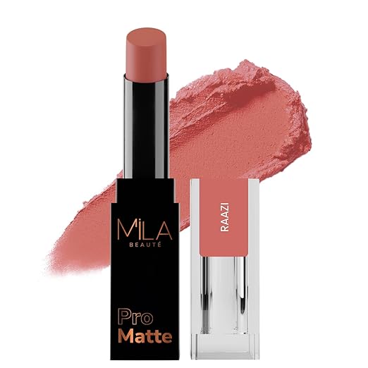 Mila Beaute Pro Matte Lipstick Raazi - 4.2 gms