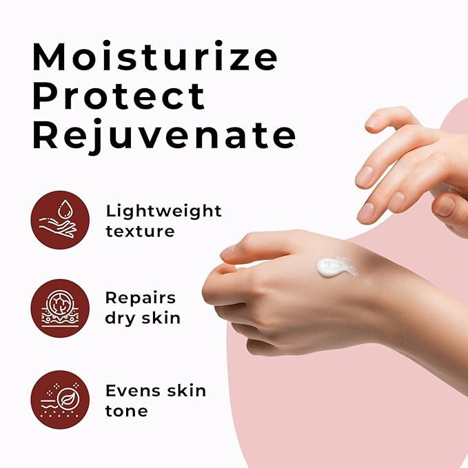 The Organic Forest Plant-Based Anti Aging Hand Cream with SPF Protection - 50 ml