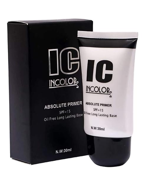 Incolor Absolute Oil Free Long Lasting Face Makeup Primer For Women Clear - 30 ml