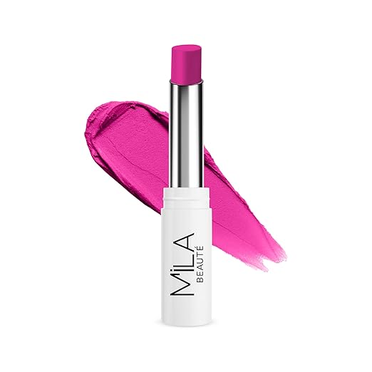 Mila Beaute 24 Hrs Locked In Lips Transfer Proof Lipstick Mostly Pink - 3.2 gms